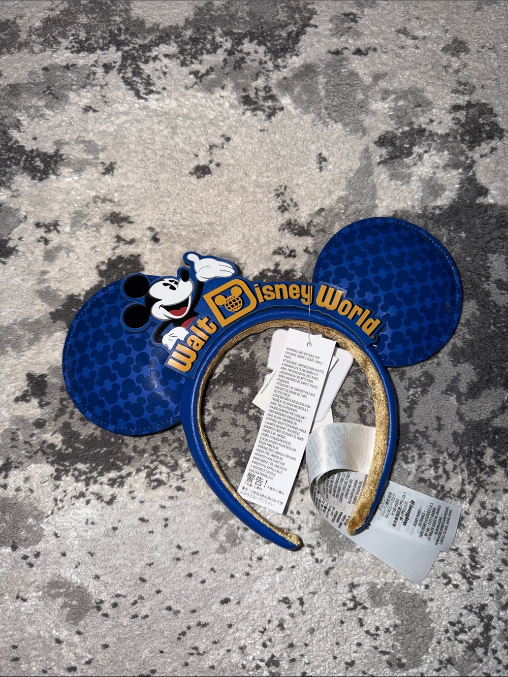 Walt Disney World Blue Mickey Mouse Headband